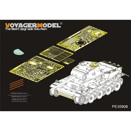 Voyager PE35908 1/35 WWII German PzKpfw.VI Ausf.B (VK36.01) Detail Set for Revosys kit #RS-3001
