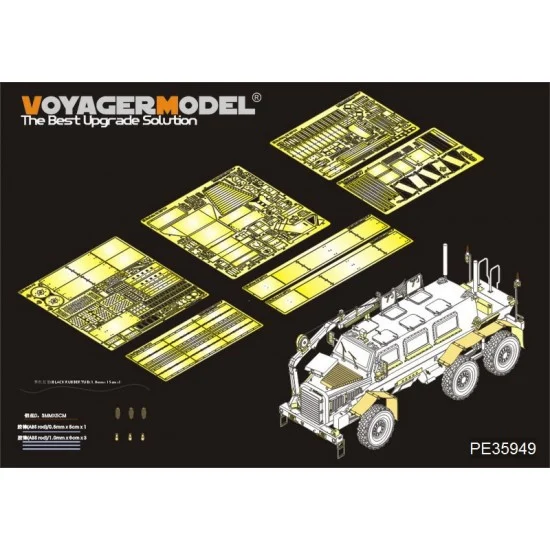 Voyager PE35949 1/35 Modern US Buffalo A2 6x6 MPCV Detail Set for Panda Hobby kits #35031 - Military Vehicles & Tanks