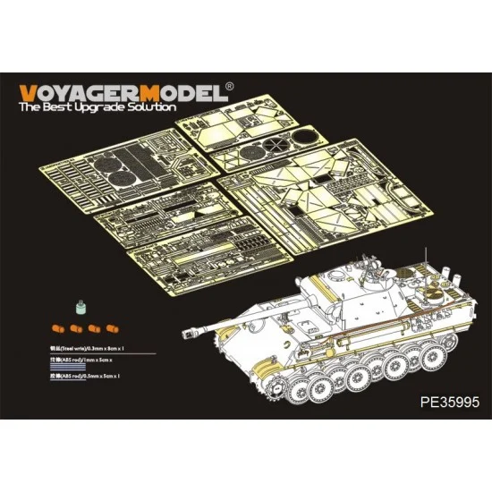 Voyager PE35995 1/35 WWII German Panther G Later Ver.Basic Detail Set for Takom Model #2121 - Military Vehicles & Tanks