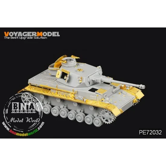 Voyager PE72032 1/72 WWII German PzKpfw.IV Ausf.F/G Detail Set for Dragon kit #7278 - Military Vehicles & Tanks