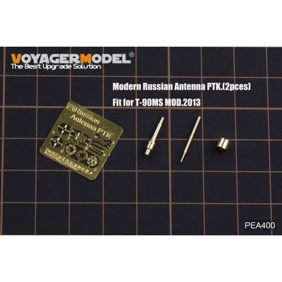 Voyager PEA400 1/35 Modern Russian T-90MS Antenna PTK 2013 (2pcs) for Trumpeter #09524