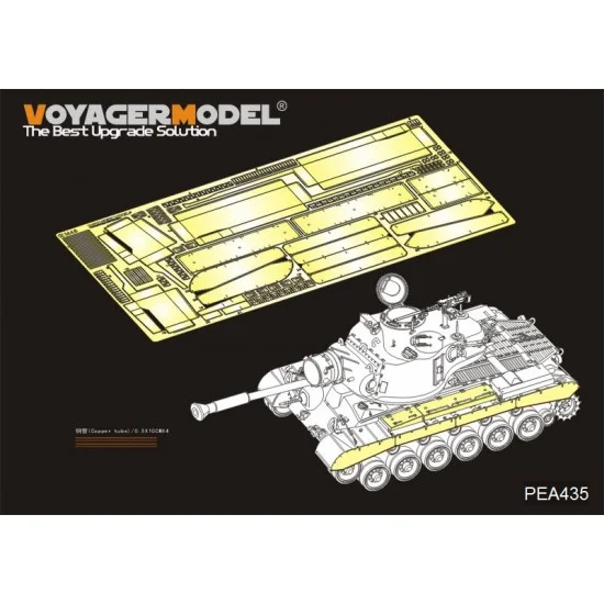 Voyager PEA435 1/35 WWII US Army M46 Patton Tank Side Skirts and Stowage Bins for Takom Model #2117 - Military Vehicles & Tanks