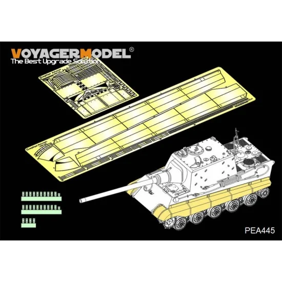 Voyager PEA445 1/35 WWII German SdKfz.186 Panzerjager "Jagdtiger" Schurzen Late Version for Takom Model #8001 - Military Vehicles & Tanks
