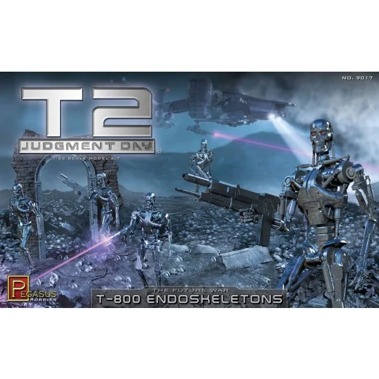 Pegasus Hobbies 9017 1/32 Movie "Terminator 2: Judgment Day" - T-800 Endoskeletons