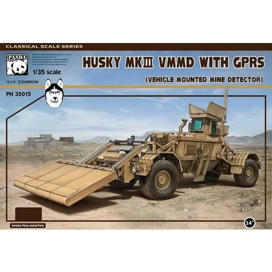 Panda Hobby PH35015 1/35 Husky Mk.III VMMD (Vehicle Mounted Mine Detector) w/GPRS - Military Vehicles & Tanks