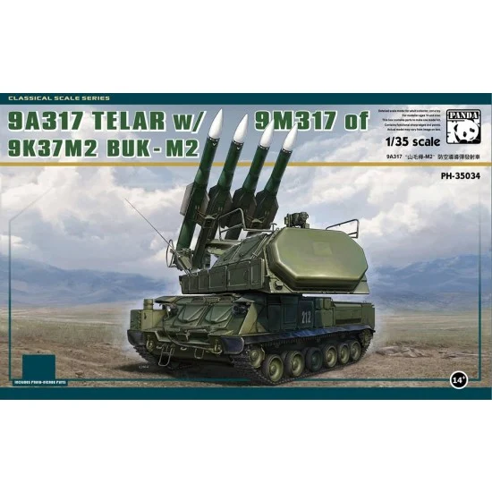 Panda Hobby PH35034 1/35 9A317 Telar w/9M317 of 9K37M2 BUK-M2