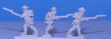 PIG050001 - BRITISH INFANTRY ADVANCING