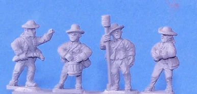 PIG050041 - GUN CREW IN ROUND HAT (B)