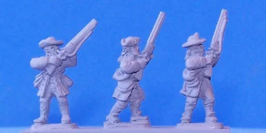 PIG050052 - MILITIA STANDING WITH MUSKETS AT READY