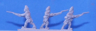 PIG050055 - BRITISH GRENADIERS ADVANCING BAYONETS