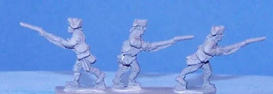 PIG050075 - CONTINENTAL INFANTRY CHARGING