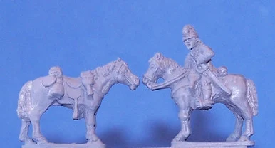 PIG050093 - DRAGOON HORSE HOLDERS & EMPTY HORSES