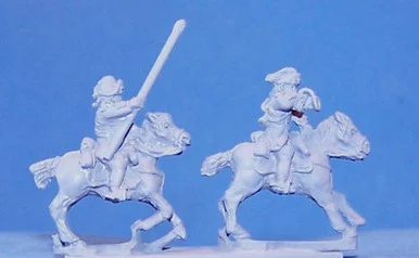 PIG050096 - 17TH LIGHT DRAGOONS HORN AND STD BEARER