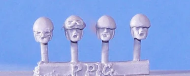 PIG060100 - BRITISH TANKER HELMETS