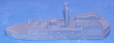 PIG070051 - 1/600 USS TYLER, PADDLE GUNBOAT