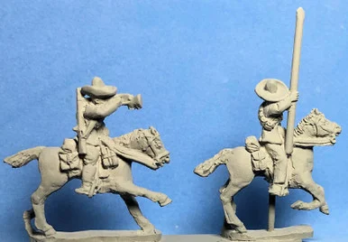 PIG110031 - SOMBRERO CAVALRY BUGLE AND STANDARD