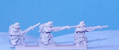 PIG160021 - BELGIAN INFANTRY KNEELING FIRING