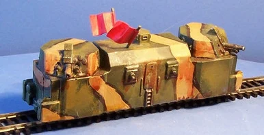 PIG160060 - TRAIN 2-TURRET ARMORED CARRIAGE