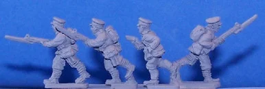 PIG160087 - BRITISH 1914 INFANTRY CHARGING