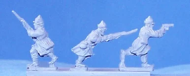 PIG160095 - RUSSIAN RED ARMY INFANTRY IN GREATCOATS