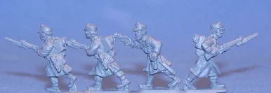 PIG160135 - AUSTRIAN INFANTRY ADVANCING/GREATCOAT