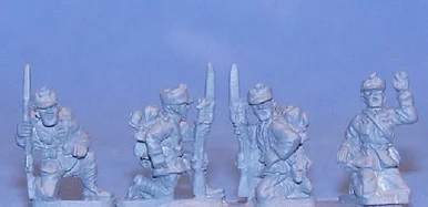 PIG160138 - AUSTRIAN INFANTRY KNEELING (WAITING TO A