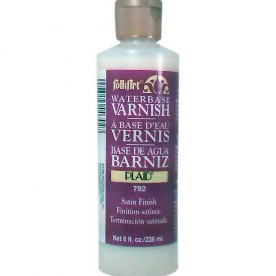 Plaid 900792 FolkArt Finishes - Waterbase Varnish #792 (8oz/236ml)
