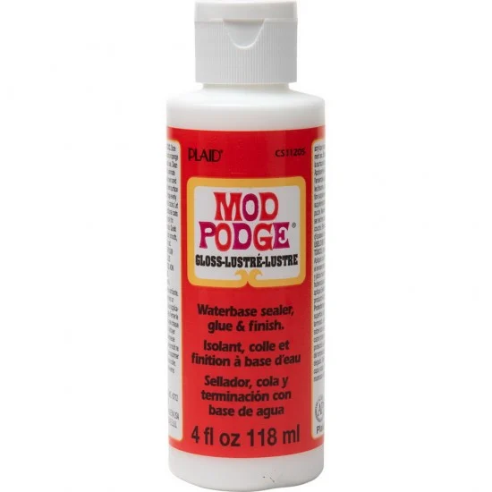 Plaid 911205 Mod Podge Gloss #CS11205 (4oz/118ml) - Waterbase Sealer, Glue & Finish