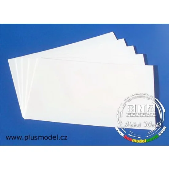 Plus Model 074 Styrene Sheet - Thickness 1.2mm (2 Sheets)