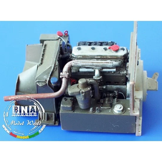Plus Model 133 1/35 Panzer 38(t) Engine Set - Military Vehicles & Tanks