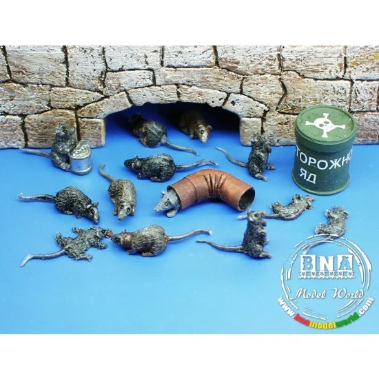 Plus Model 171 1/35 Rats - Scenics & Diorama