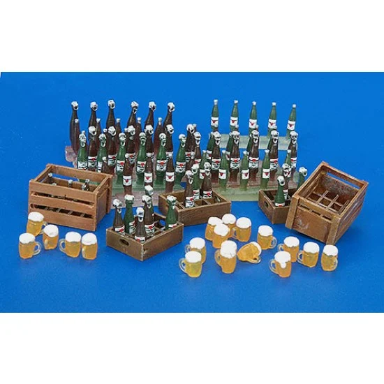 Plus Model 220 1/35 Beer Bottles and Boxes - Scenics & Diorama