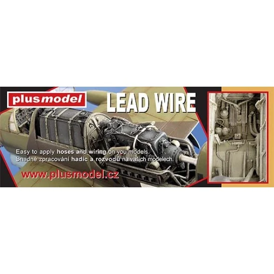 Plus Model 230 Lead Wire (Diameter: 0.2mm, Length: 120mm) - Hobby Tools & Supplies