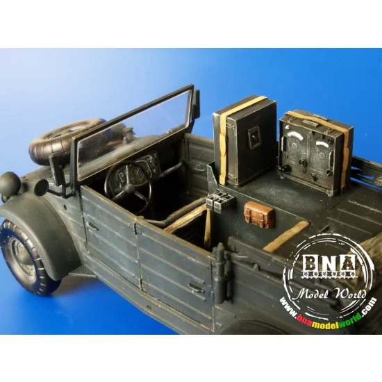 Plus Model 250 Conversion Set for 1/35 Kubelwagen Radio Car Kfz.2 for Tamiya kit - Military Vehicles & Tanks