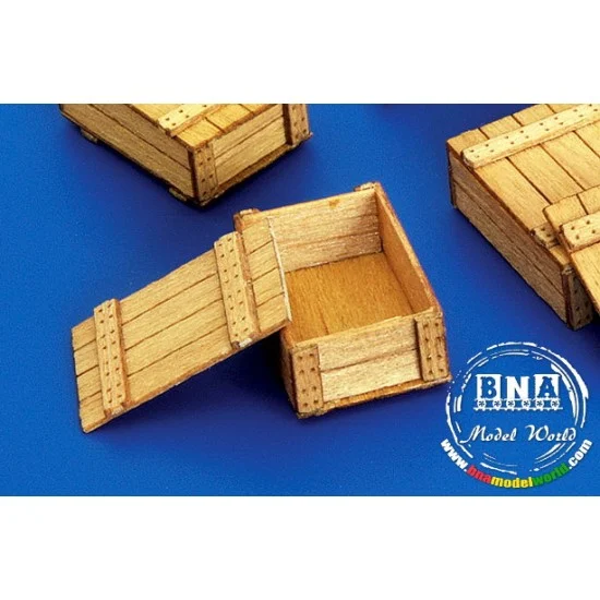 Plus Model 261 1/35 Wooden Boxes II (6pcs) - Scenics & Diorama