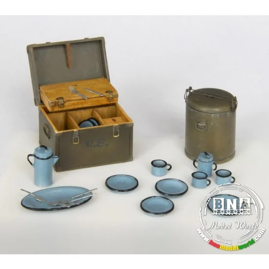 Plus Model 304 1/35 US. Field Outfit Mess M1941 - Scenics & Diorama