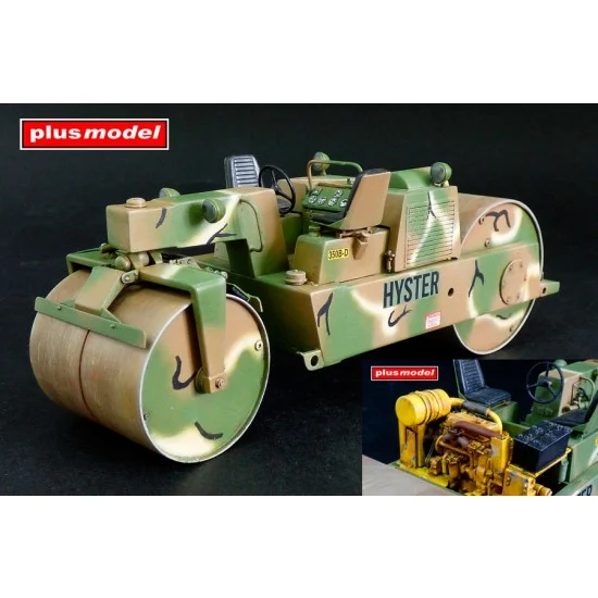 Plus Model 467 1/35 Road roller Detroit Diesel 3-53 (resin kit)