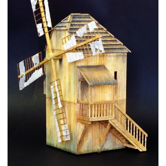 Plus Model 469 1/35 Windmill (Laser Carved Wooden Parts) - Scenics & Diorama