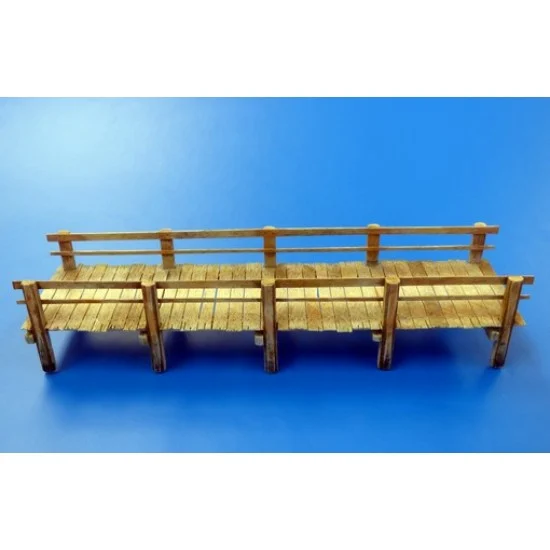Plus Model 501 1/35 Footbridge (Laser Carved Wooden Parts) - Scenics & Diorama
