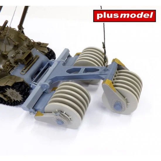 Plus Model 598 1/35 US Sherman T1E1 Mine Exploder Conversion kit for Asuka kit - Military Vehicles & Tanks
