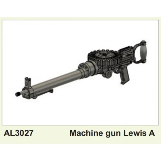 Plus Model AL3027 1/32 Machine Gun Lewis Pattern A - Model Planes