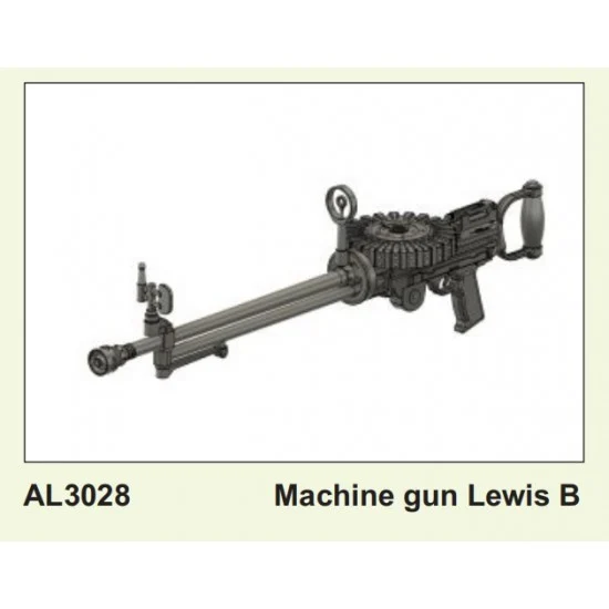 Plus Model AL3028 1/32 Machine Gun Lewis Pattern B - Model Planes