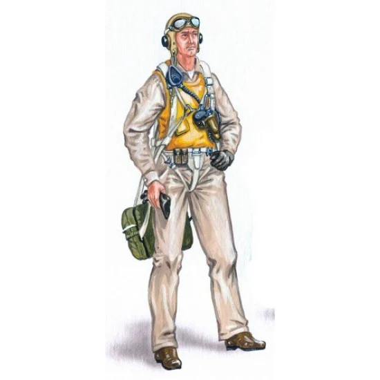 Plus Model AL4034 1/48 F4F Wildcat Pilot (1 Figure) - Model Planes