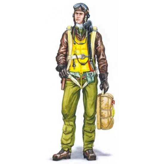 Plus Model AL4036 1/48 P-47 Pilot (1 Figure)