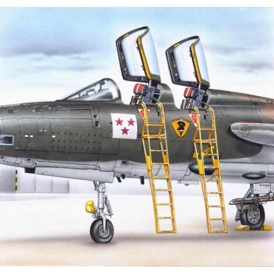 Plus Model AL4040 1/48 Ladders for Republic F-105F/F-105G (Plastic Injected kit)