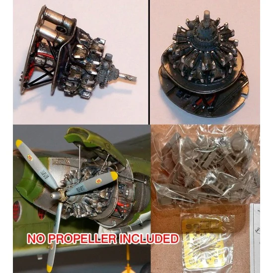 Plus Model AL7003 1/72 DHC-4 Caribou Engine Conversion set for Hobbycraft kit (Resin parts + PE)