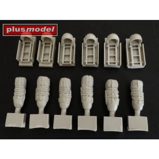 Plus Model AL7046 1/72 Douglas C-47 Skytrain Racks for Drop Container