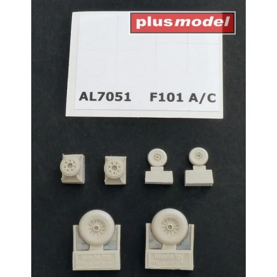 Plus Model AL7051 1/72 McDonnell F-101A/C Voodoo Wheels