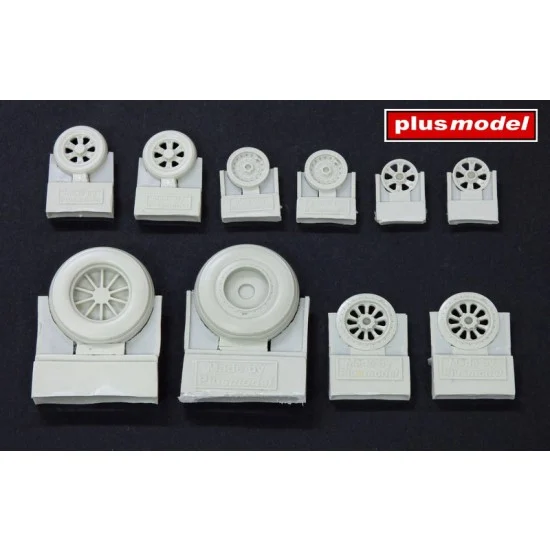 Plus Model AL7055 1/72 Martin PBM5 Mariner Wheels for Minicraft kits - Model Planes