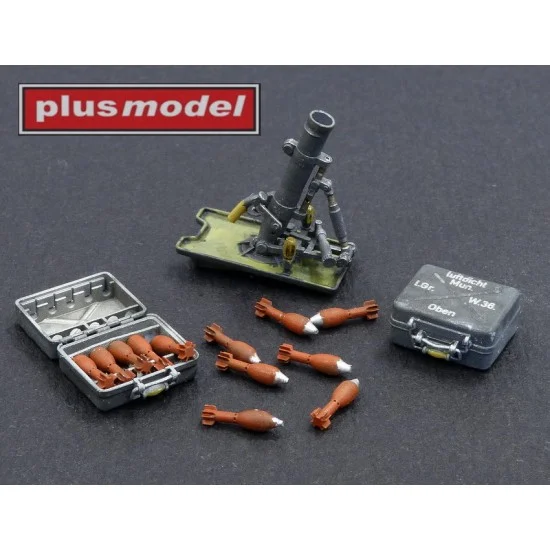 Plus Model DP3009 1/35 German 5cm Mortar LeGw36 - Scenics & Diorama